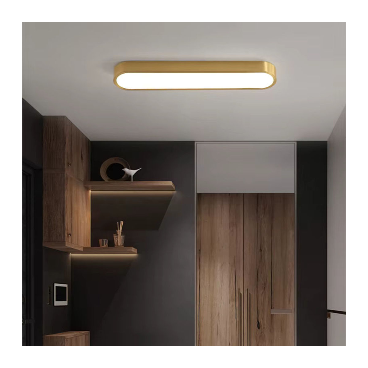 Feimefeiyou Skandinavische LED Deckenlampe aus Acryl für Wohnzimmer und Schlafzimmer - Bild 3