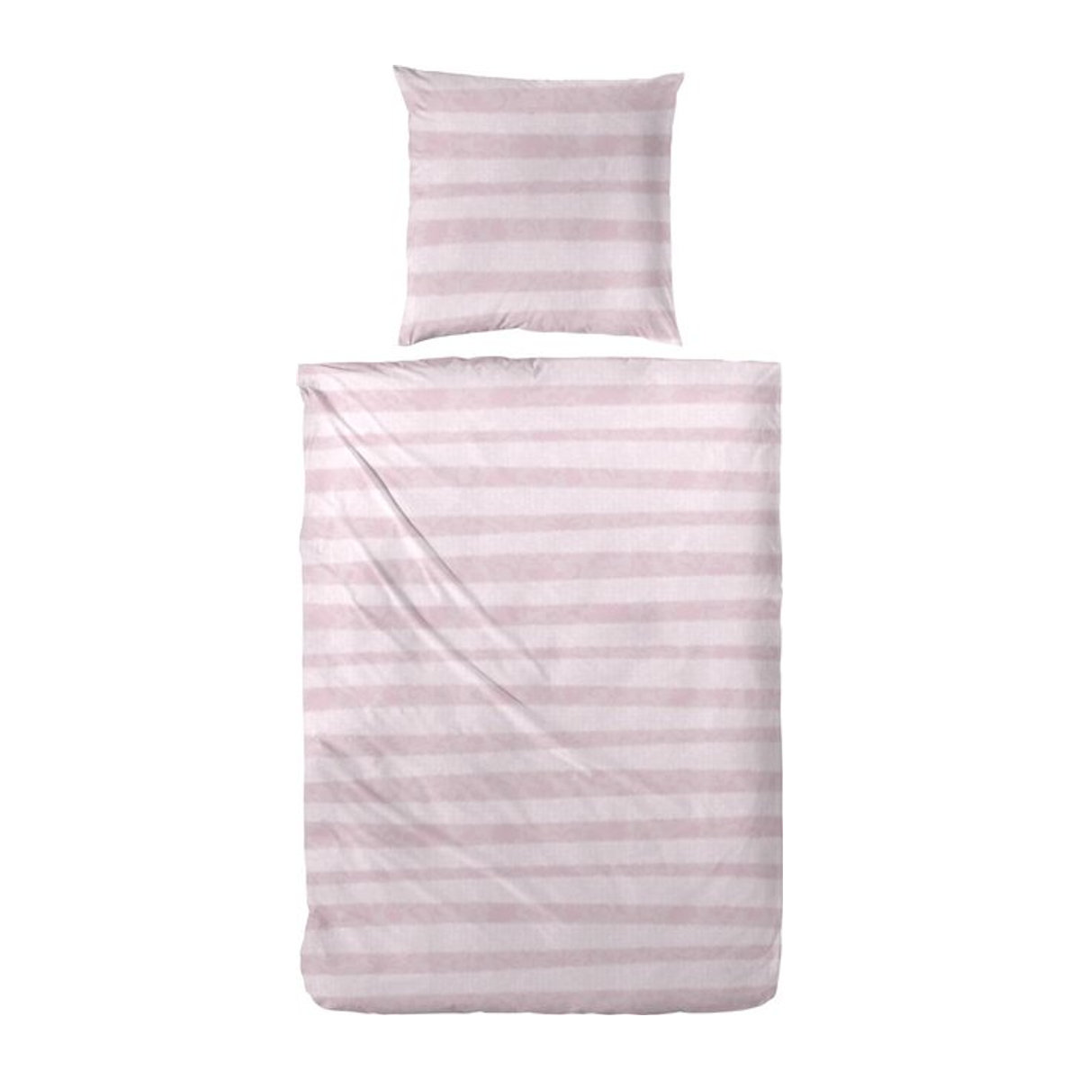 Feinbiber Bettwäsche Westminster in Rosa, B/H: 200 x 135 cm - Bild 1
