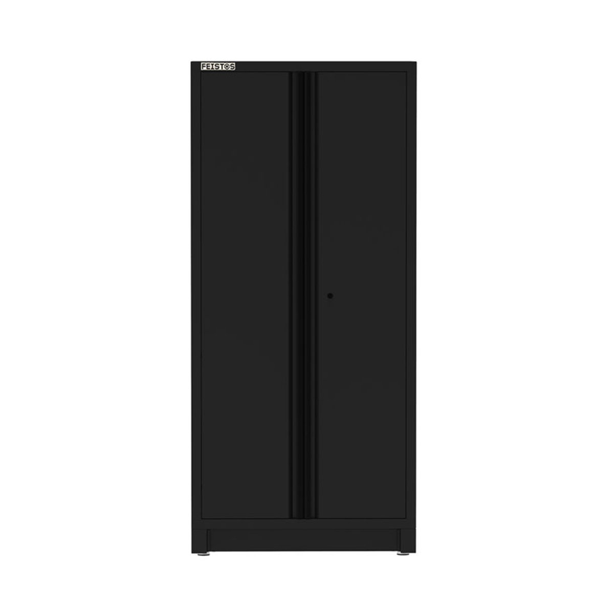 Feistos Hochschrank EOS Blackline Duo Vorratsschrank aus Metall in Schwarz, B/T/H: 92 x 61 x 200 cm - Bild 2