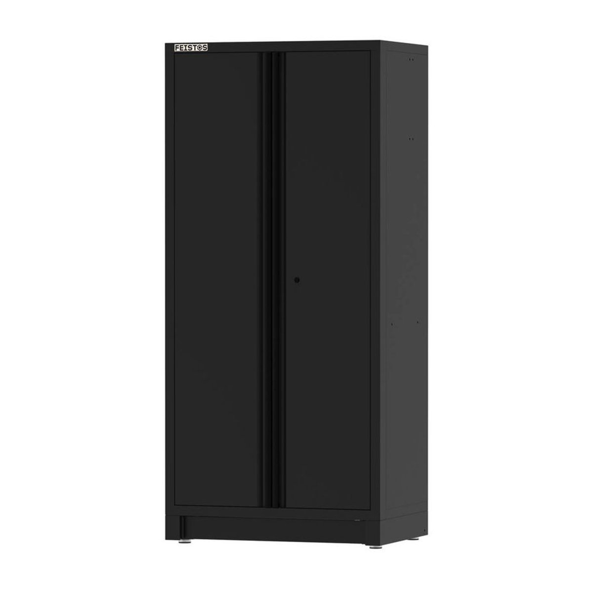 Feistos Hochschrank EOS Blackline Duo Vorratsschrank aus Metall in Schwarz, B/T/H: 92 x 61 x 200 cm - Bild 5