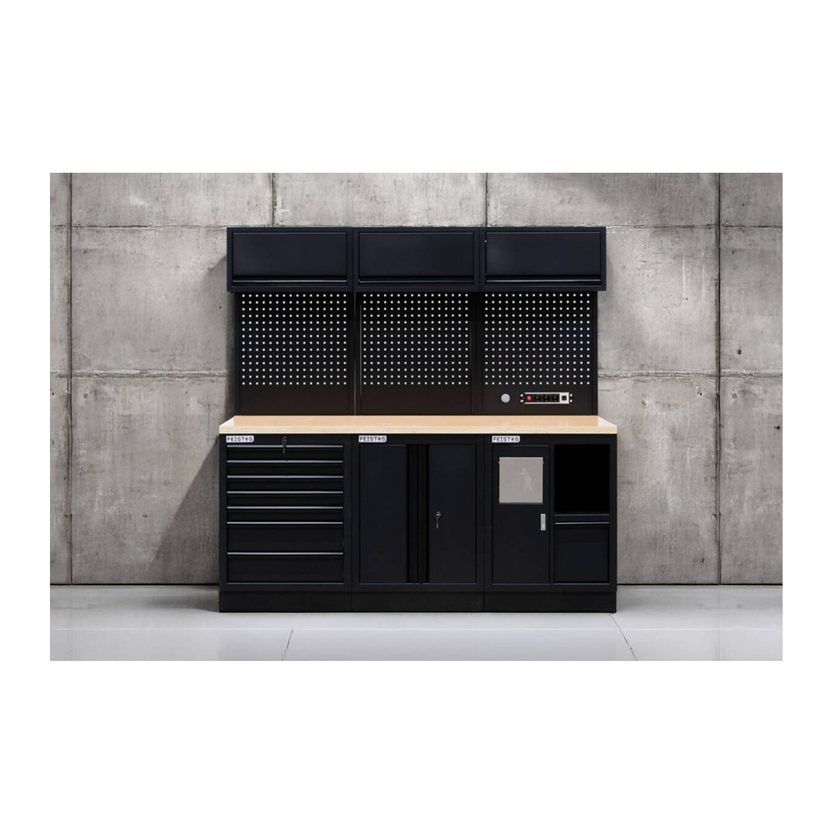 Feistos Werkzeugschrank EOS 11 Blackline Schwarz B/T/H: 204 x 61 x 200 cm - Bild 5