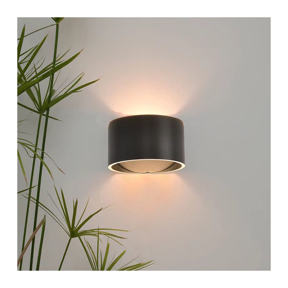 Feiyunlux Minimalistische Aluminium Innenwandleuchte für Schlafzimmer und Wohnzimmer in Schwarz oder Weiß - Bild 2