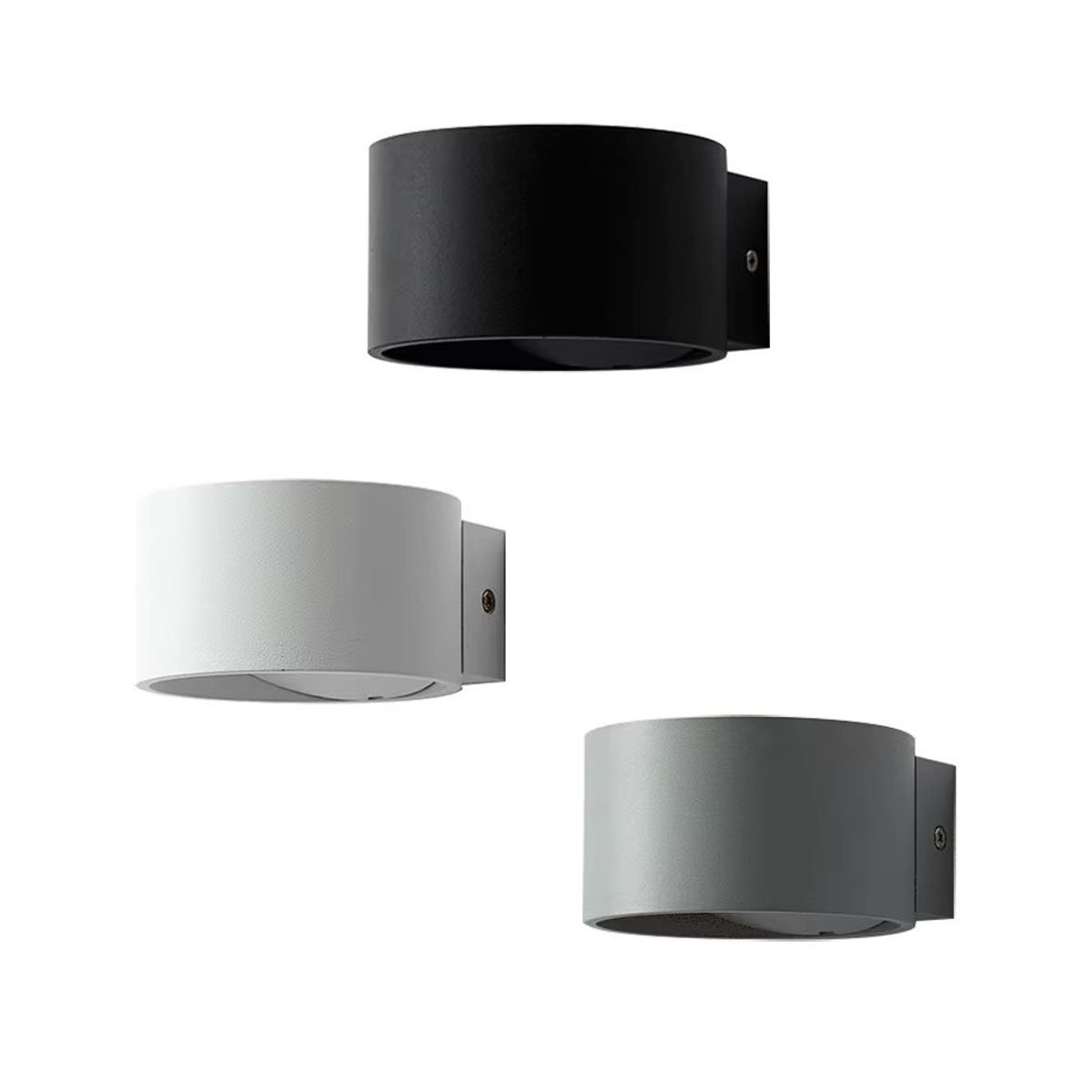 Feiyunlux Minimalistische Aluminium Innenwandleuchte für Schlafzimmer und Wohnzimmer in Schwarz oder Weiß - Bild 5