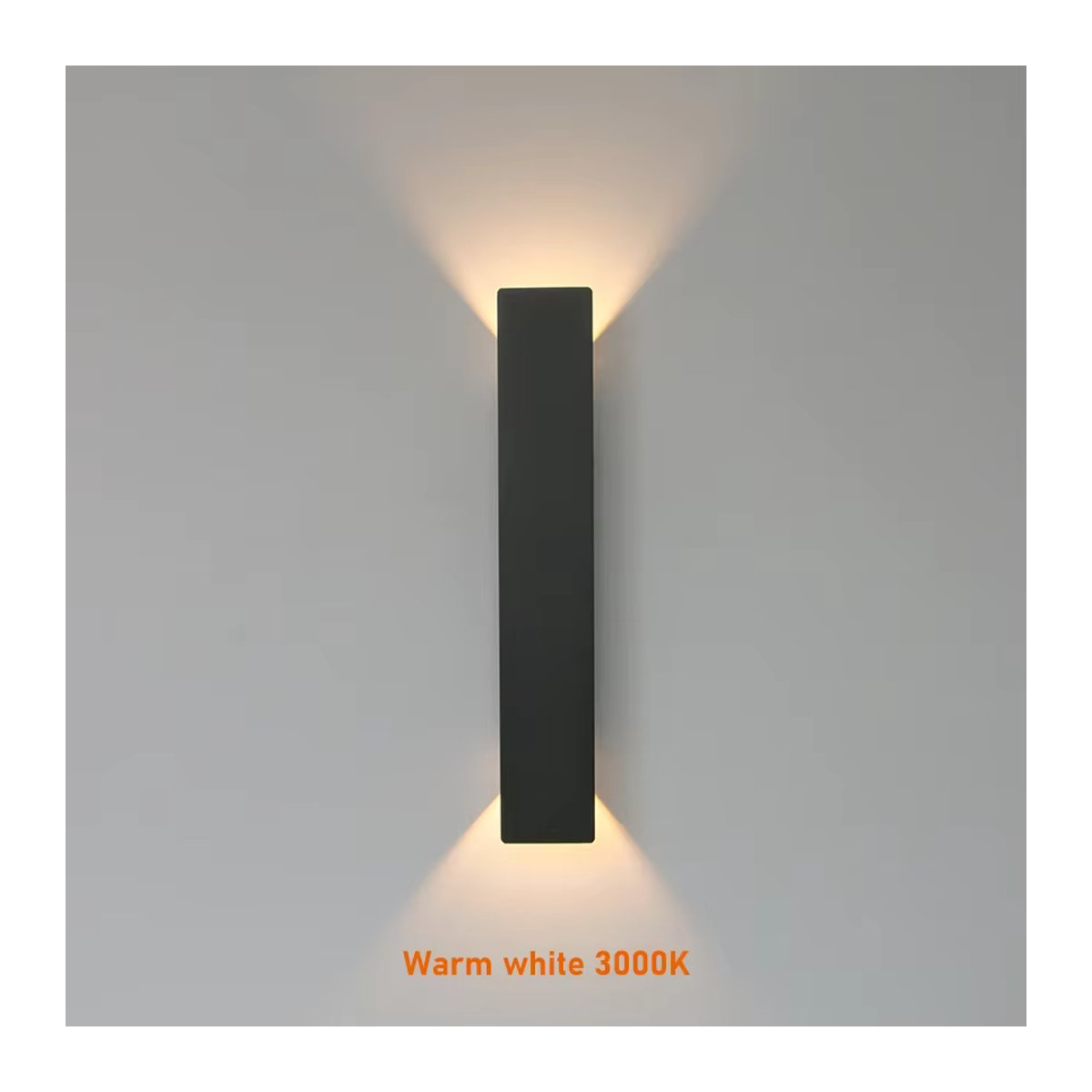 Feiyunlux Moderne LED Außenwandleuchte aus Aluminium mit IP65 Wasserschutz in Schwarz oder Weiß - Bild 3