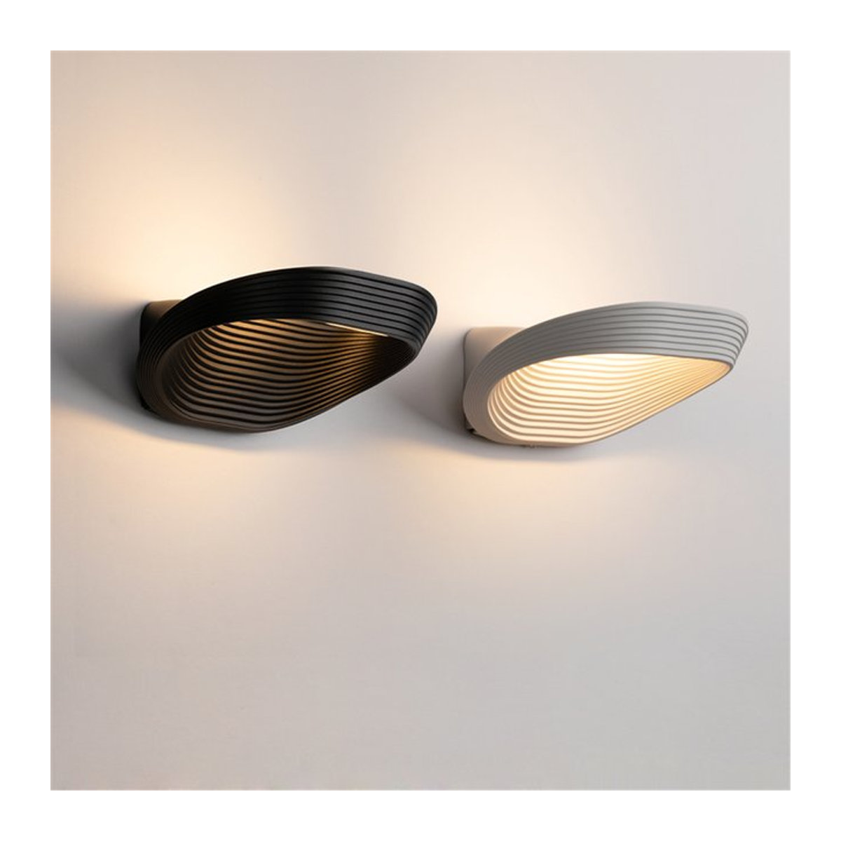 Feiyunlux Moderne LED Wandleuchte aus Aluminium in Schwarz mit 12W für Schlafzimmer, Wohnzimmer und Flur - Bild 1