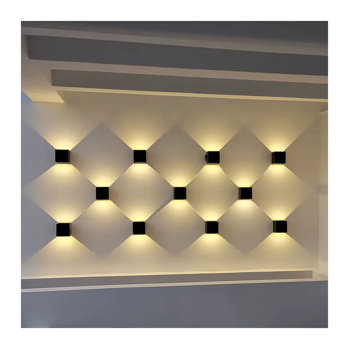 Feiyunlux Moderne LED-Wandleuchte für den Außenbereich IP65 wasserdicht in Weiß oder Schwarz mit 6 W - Bild 3