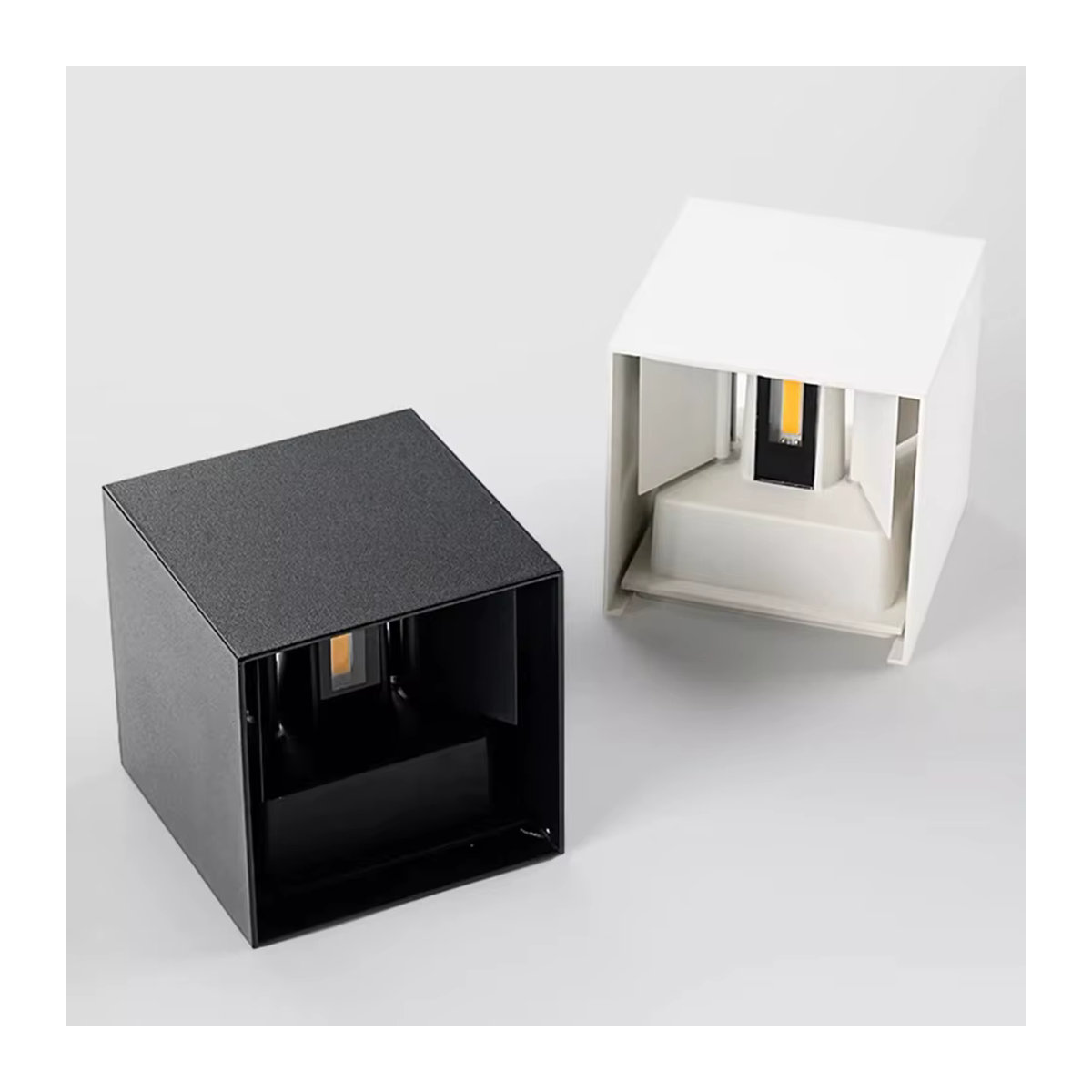 Feiyunlux Moderne LED-Wandleuchte IP65 Wasserdicht für Innen und Außen 12W in Weiß oder Schwarz - Bild 6