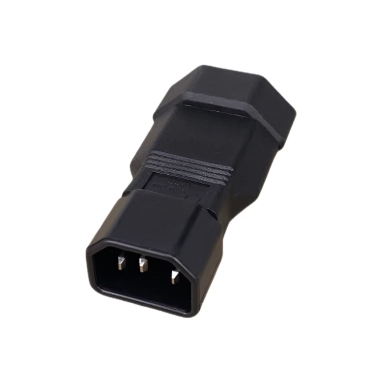 Fengyidz Adapter von Schweizer 3-poliger Steckdose auf IEC C14 Buchse, Schwarz, 10A - Bild 4