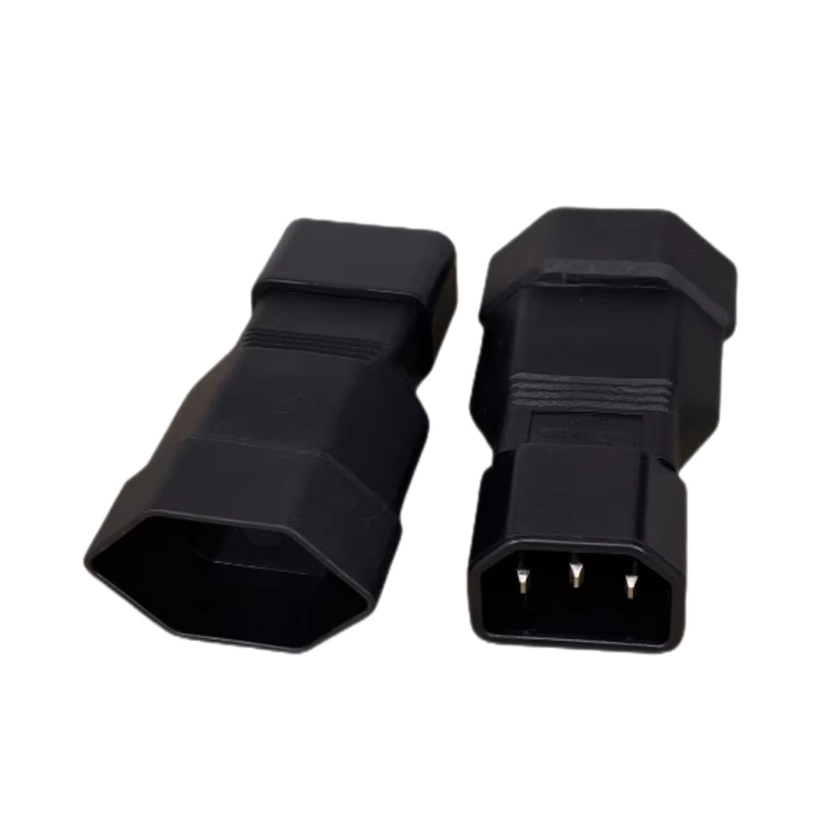 Fengyidz Adapter von Schweizer 3-poliger Steckdose auf IEC C14 Buchse, Schwarz, 10A - Bild 6