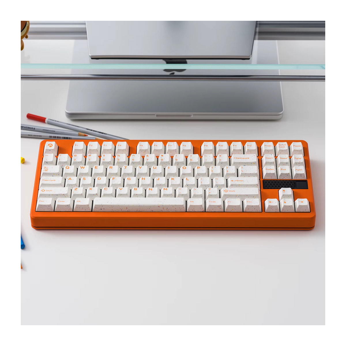 Fennie x Domikey Terrazzo Keycap Set Cherry Profile ABS Doubleshot für Tastaturen in Beige - Bild 3