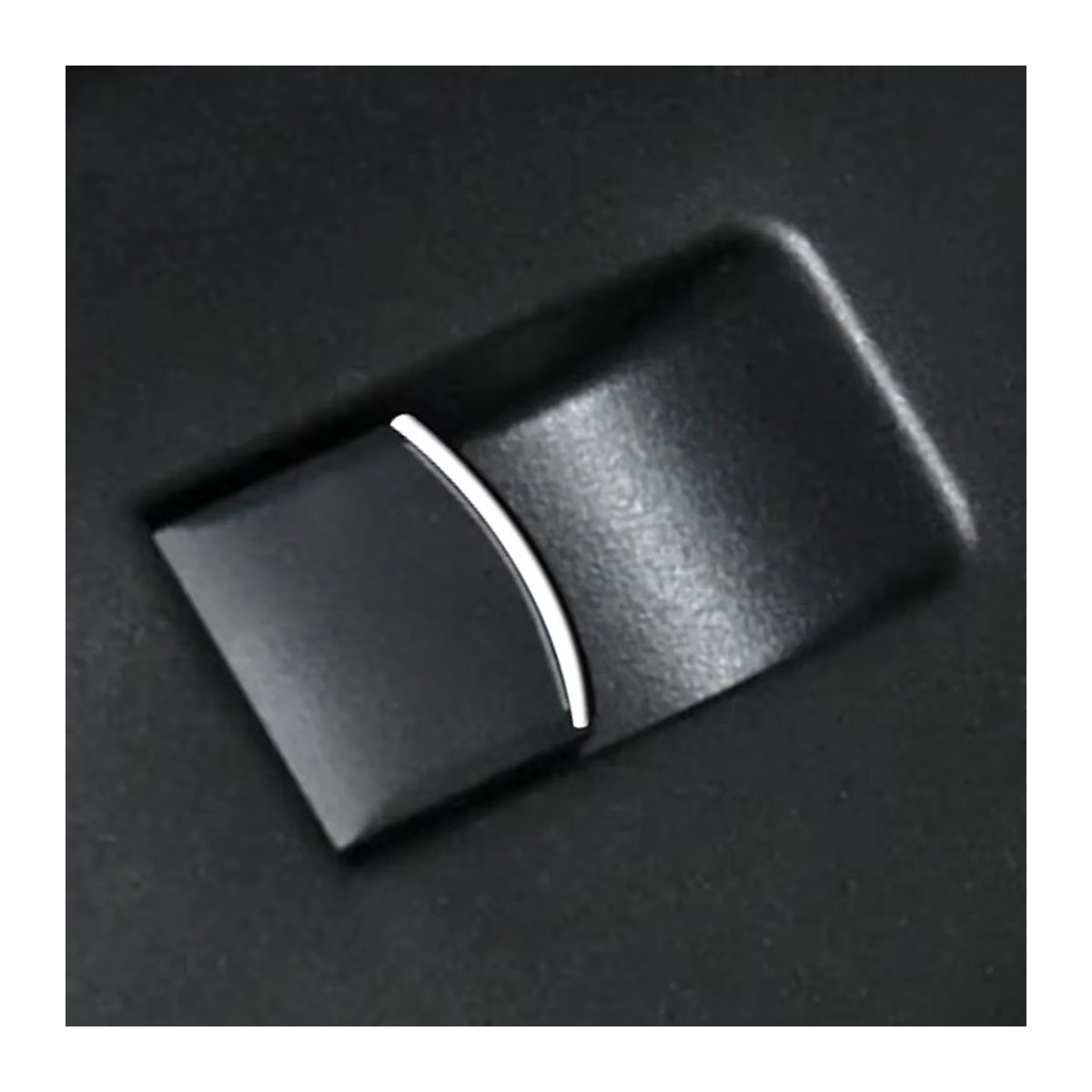 Fensterheber Taste Aufkleber in Silber Chrome Pailletten Design für Honda Civic 2016 - 2021 und CRV Prado 150 Fit HEV Innenraum Zubehör aus Kunststoff - Bild 4