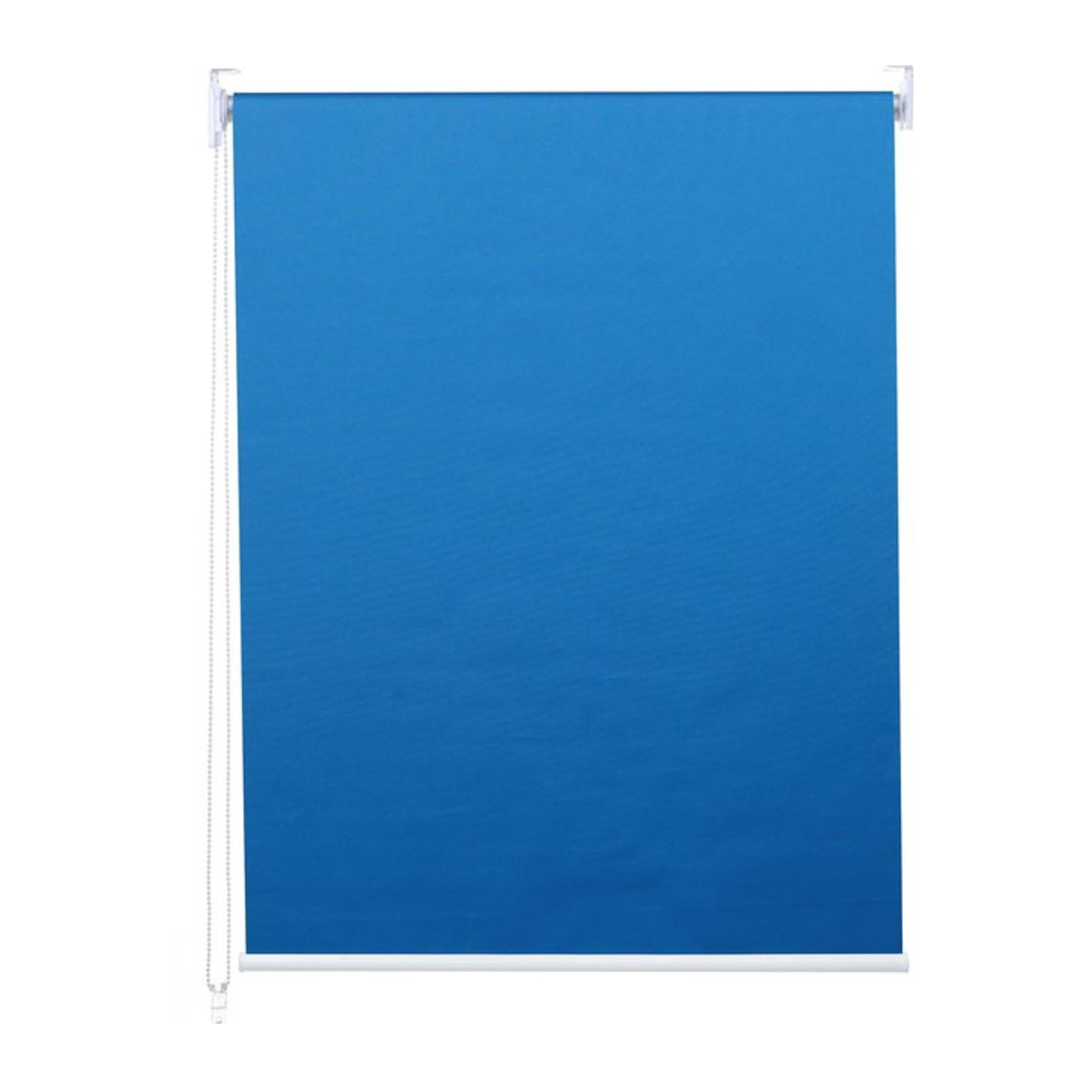 Fensterrollo MCW-D52 Seitenzugrollo als blickdichte Verdunkelungsjalousie in Blau, B: 100 cm, H: 230 cm - Bild 1