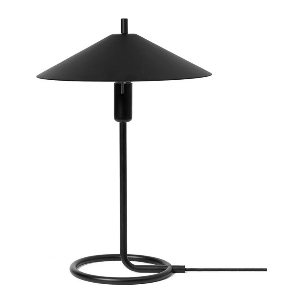 Ferm Living Filo Tischleuchte Rund in Schwarz Modern Minimalistisch - Bild 1