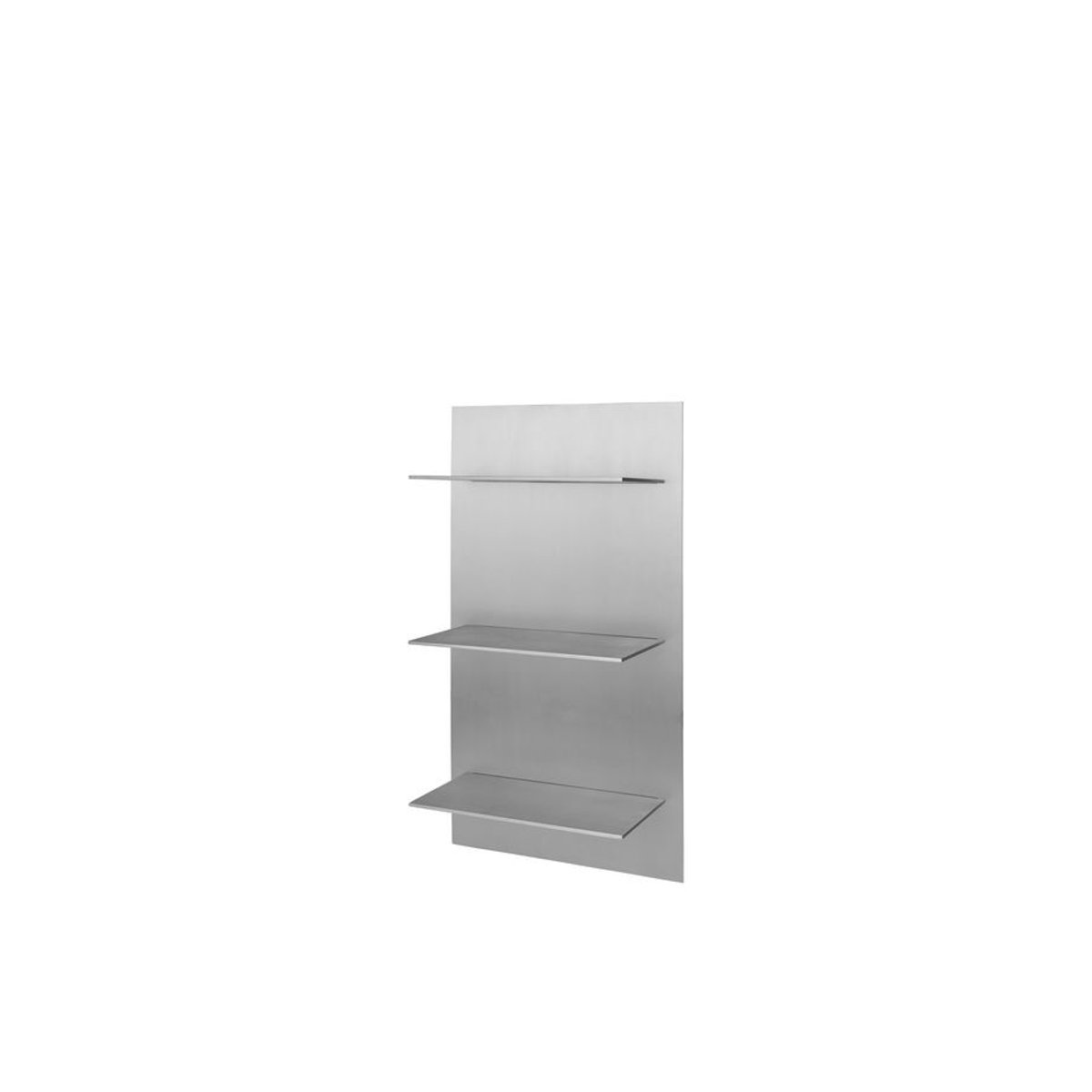 Ferm Living Lager Wandregal aus Aluminium in Silber/Alufarben im minimalistischen Industrial-Design - Bild 2