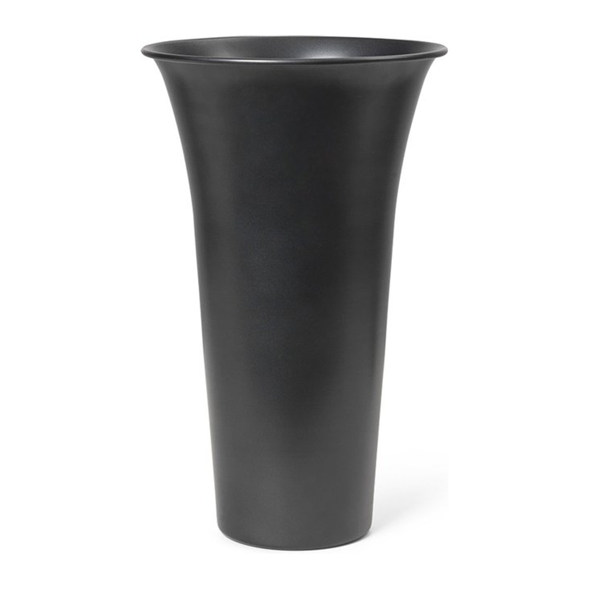 Ferm Living Spun Vase in Schwarz für Schnittblumen aus Keramik und Metall - Bild 1