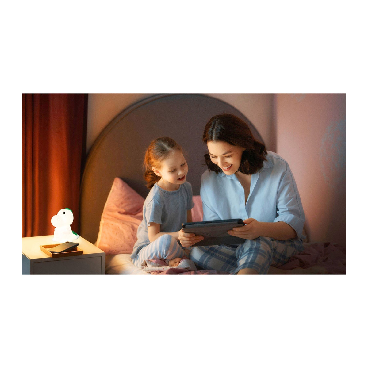 FH Lighting Nachtlicht Dino Poldi aus Silikon mit LED in Warmweiß - Bild 4