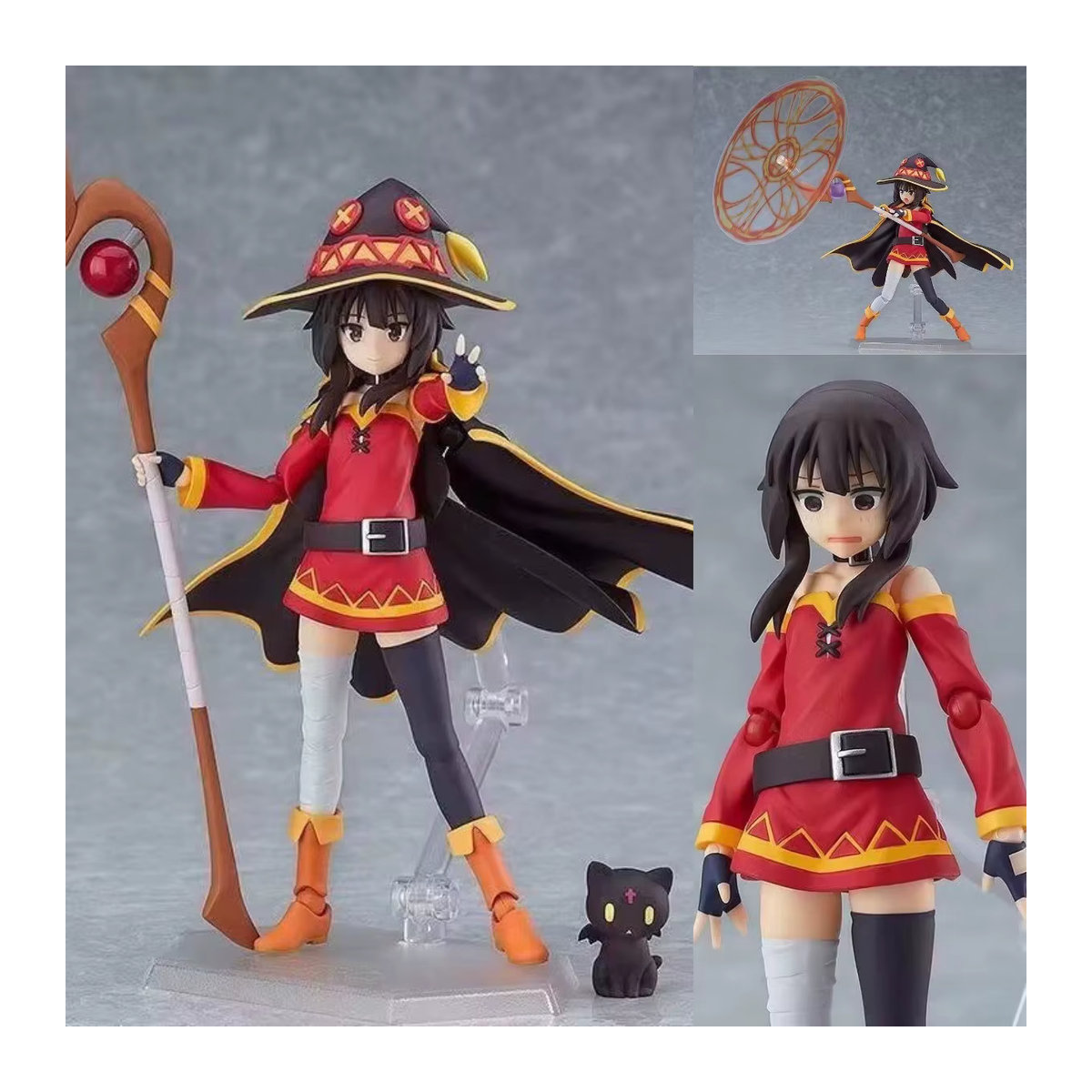 Figma 407 Megumin Figur aus Konosuba: Bless This Wonderful World! – Mehrfarbige Anime-Spielfigur aus Kunststoff - Bild 2