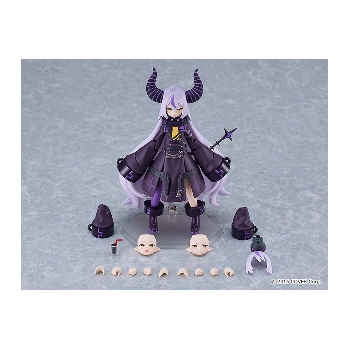 figma Hololive Production Laplace Darkness bewegliche Kunststoff-Figur in Lila - Bild 2