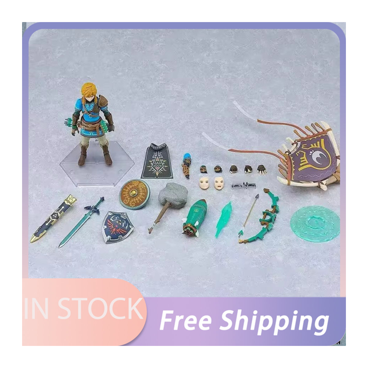 Figma The Legend of Zelda Link Actionfigur mehrfarbig aus Kunststoff - Bild 1