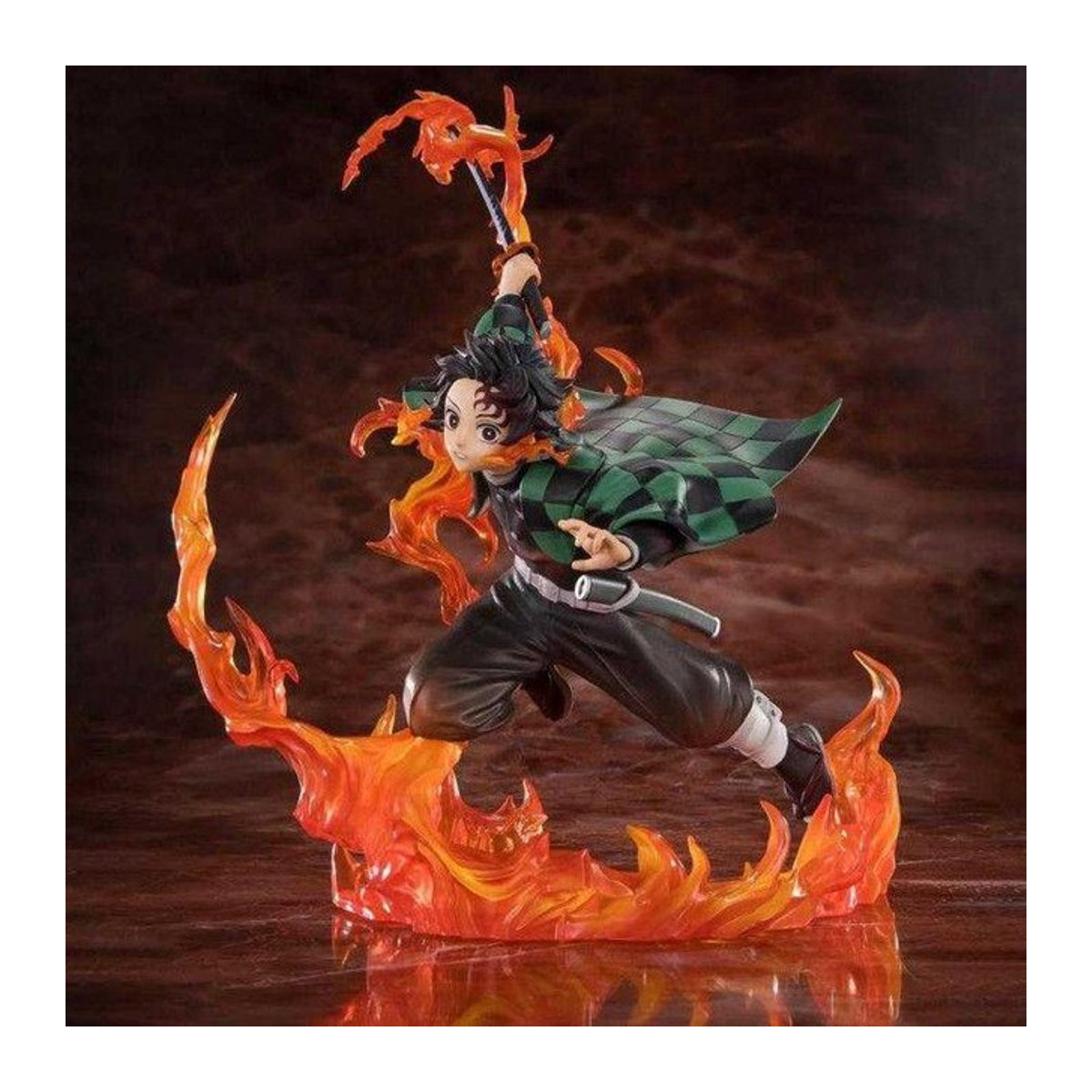 Figuarts ZERO Demon Slayer Tanjiro Kamado Rengokus Schwertknauf-Version Figur in Mehrfarbig - Bild 1