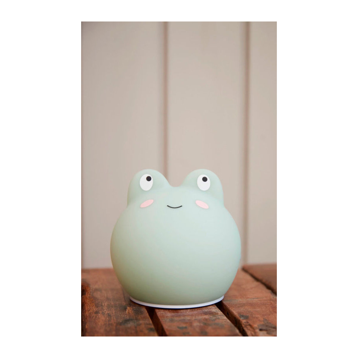 Filibabba LED Nachttischlampe Frey der Frosch in Grün und Bunt aus Silikon und Kunststoff mit warmweißem Licht - Bild 1