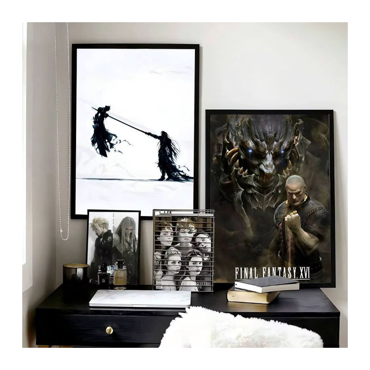 Final Fantasy Anime Videospiele Wandposter Selbstklebender Wasserdichter Papier Aufkleber Mehrfarbig - Bild 4