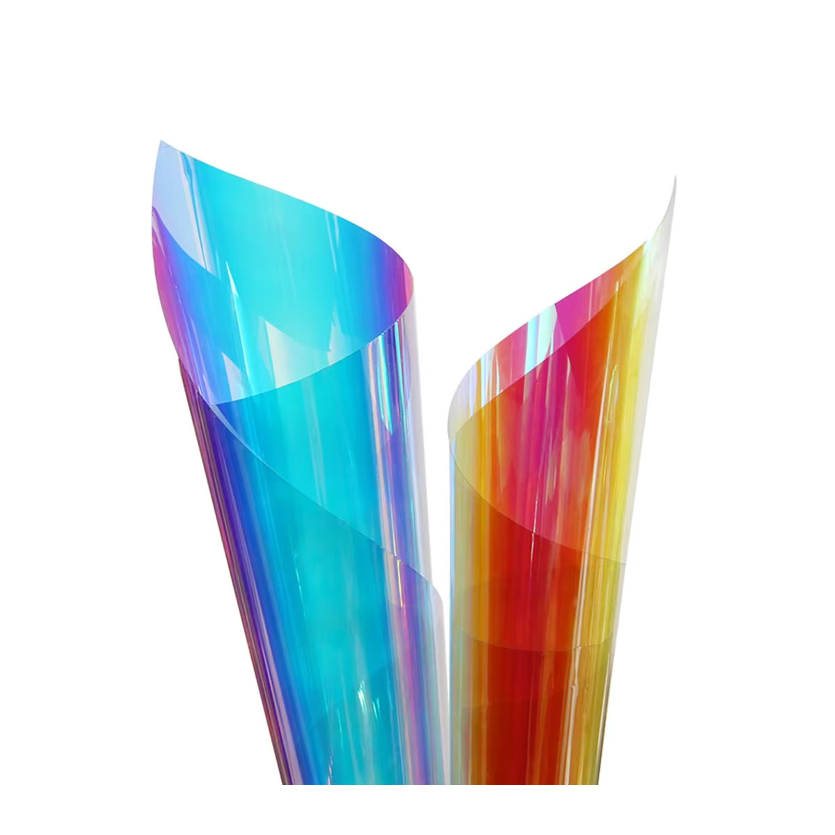 Findohope Holografische Fensterfolie Selbstklebend Transparent Mehrfarbig B/H: 30 x 30 cm - Bild 6