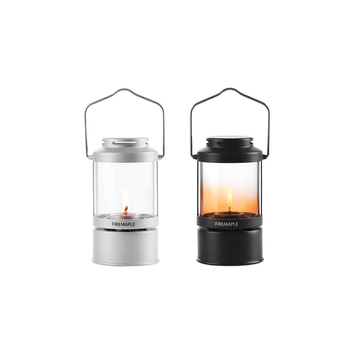 Fire-Maple Aurora Öl- und Kerzenlampe im Vintage-Design aus Metall und Glas, Schwarz/Silber, 100 ml - Bild 6