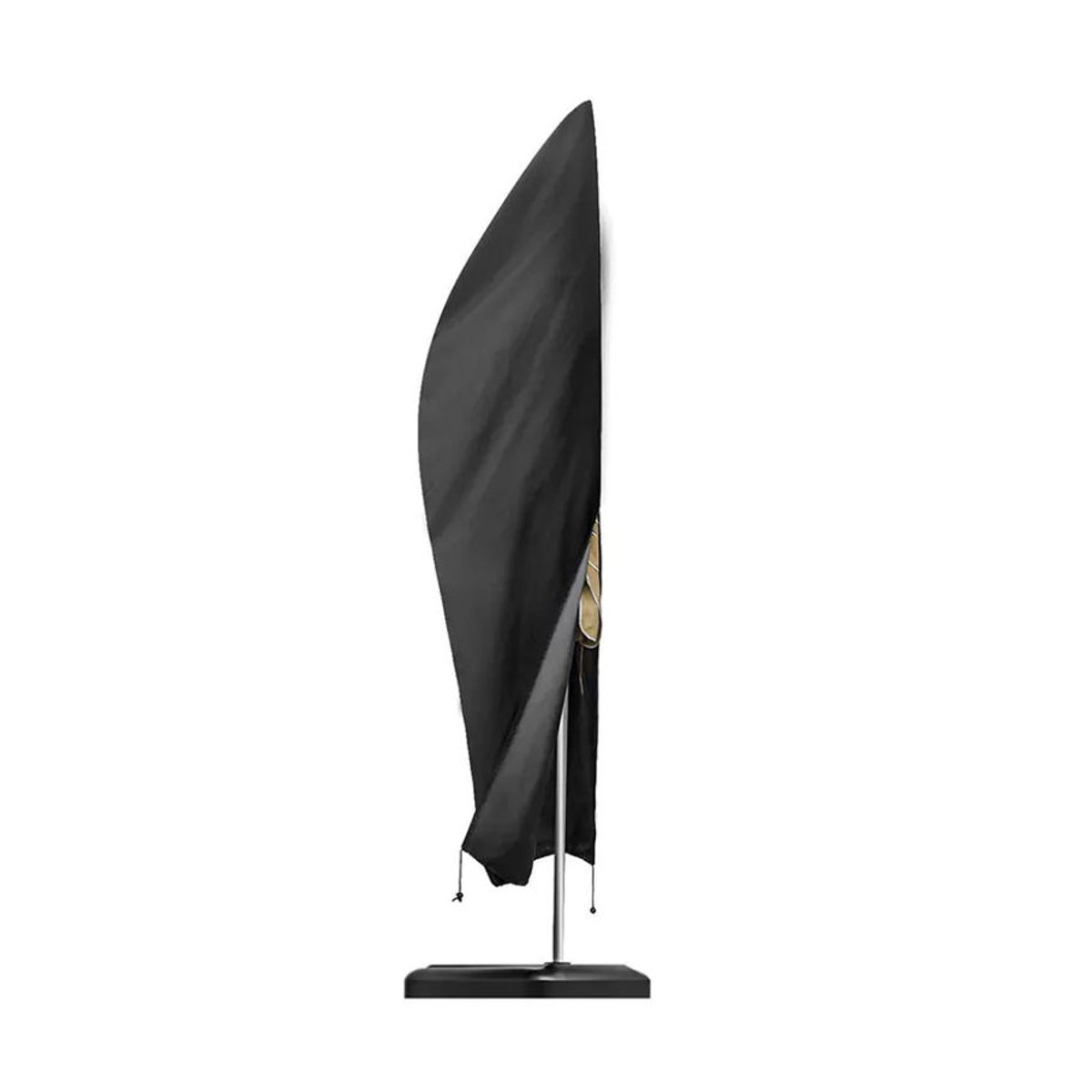 Fishine Ampelschirm Abdeckung aus wasserdichtem 210D Oxford Stoff in Schwarz - Bild 3
