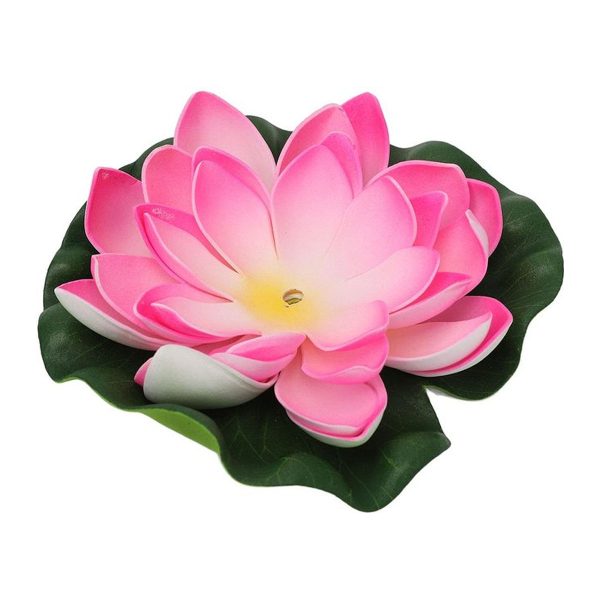 Fishine Solar-Wasserpumpe Lotusblume Rosa Schwimmender Solar-Vogelbad-Brunnen für Fischteich und Garten - Bild 1