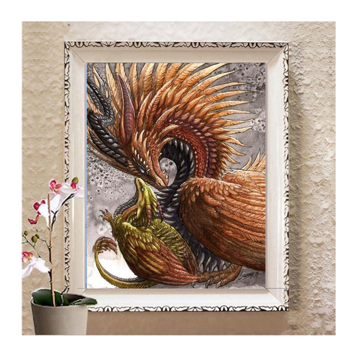 FIYO 5D DIY Diamond Painting Landschaft Wanddeko Mehrfarbig B/H: 20 x 30 cm - Bild 1