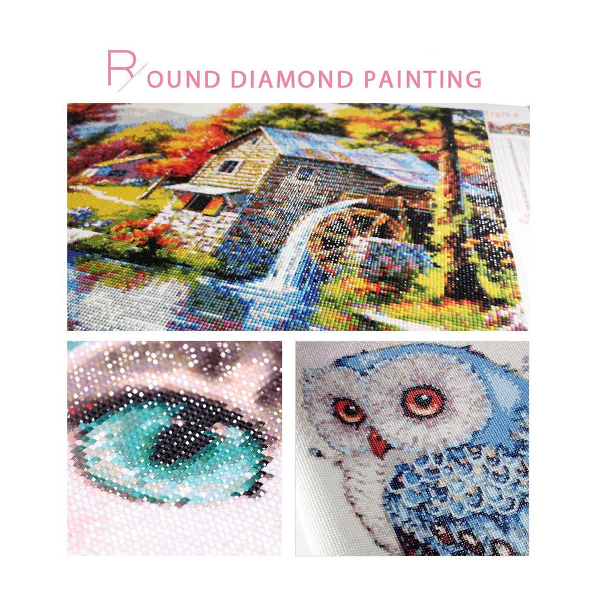FIYO Diamond Painting Landschaft Motiv in Querformat, Mehrfarbig, B x H: 30 x 20 cm - Bild 3