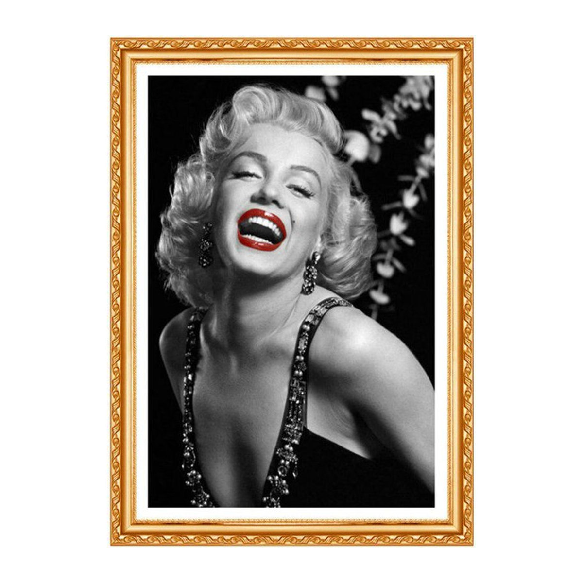 FIYO Diamond Painting Marilyn Monroe Porträt 5D DIY Diamantstickerei mehrfarbig B/H: 40 x 30 cm - Bild 1