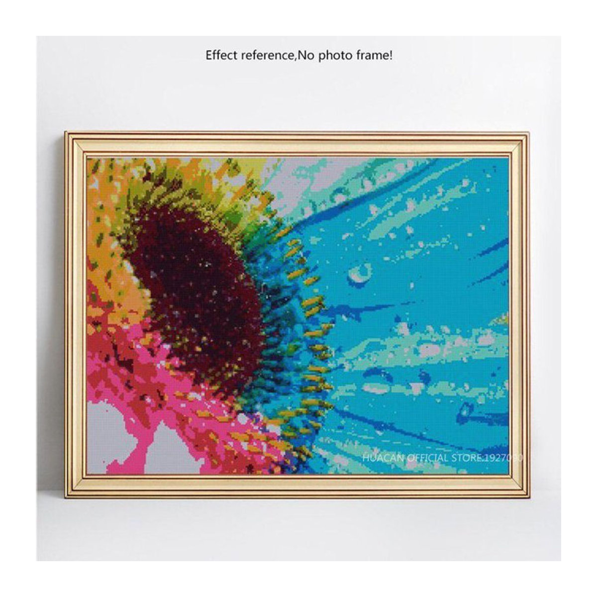 FIYO Diamond Painting nach dem Regen als Kreuzstich-Set mit Strass-Dekoration, mehrfarbig, B/H: 30 x 20 cm - Bild 1