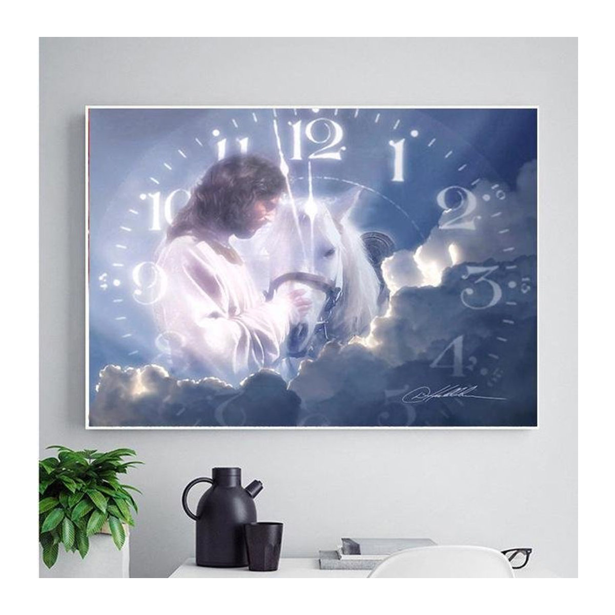FIYO Diamond Painting Set 5D mit quadratischen oder runden Steinen, DIY 3D Stickerei im Kreuzstich zur Innendekoration, mehrfarbig, B/H: 20 x 30 cm - Bild 1