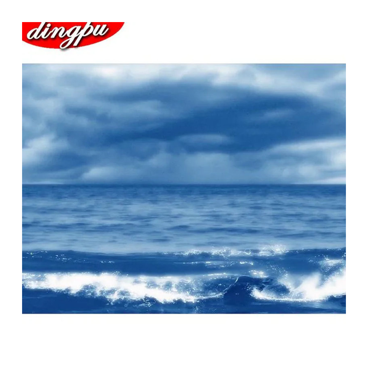 FIYO Diamond Painting Set 5D Weltraum Landschaft Mosaik Stickerei Kit in Blau, B/H: 20 x 30 cm - Bild 1