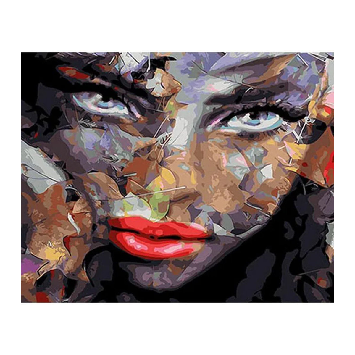 FIYO Diamond Painting Set Abstrakt Mehrfarbig B/H: 30 x 20 cm - Bild 1