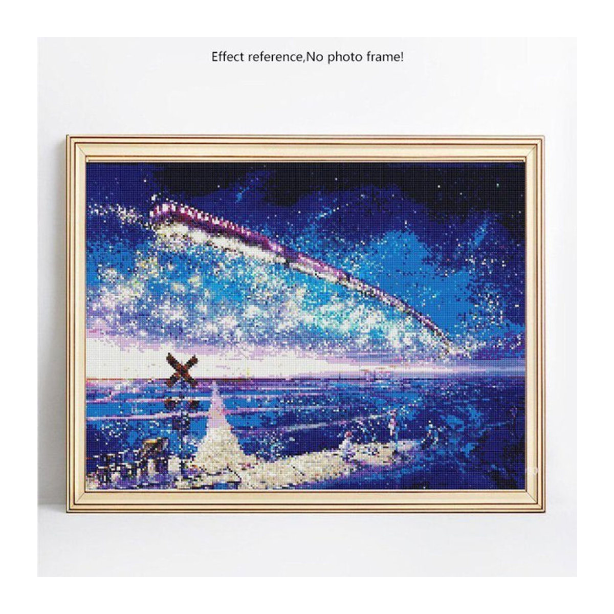 FIYO Diamond Painting Set Abstrakt Mehrfarbig zur Dekoration B: 30 cm x H: 20 cm - Bild 1