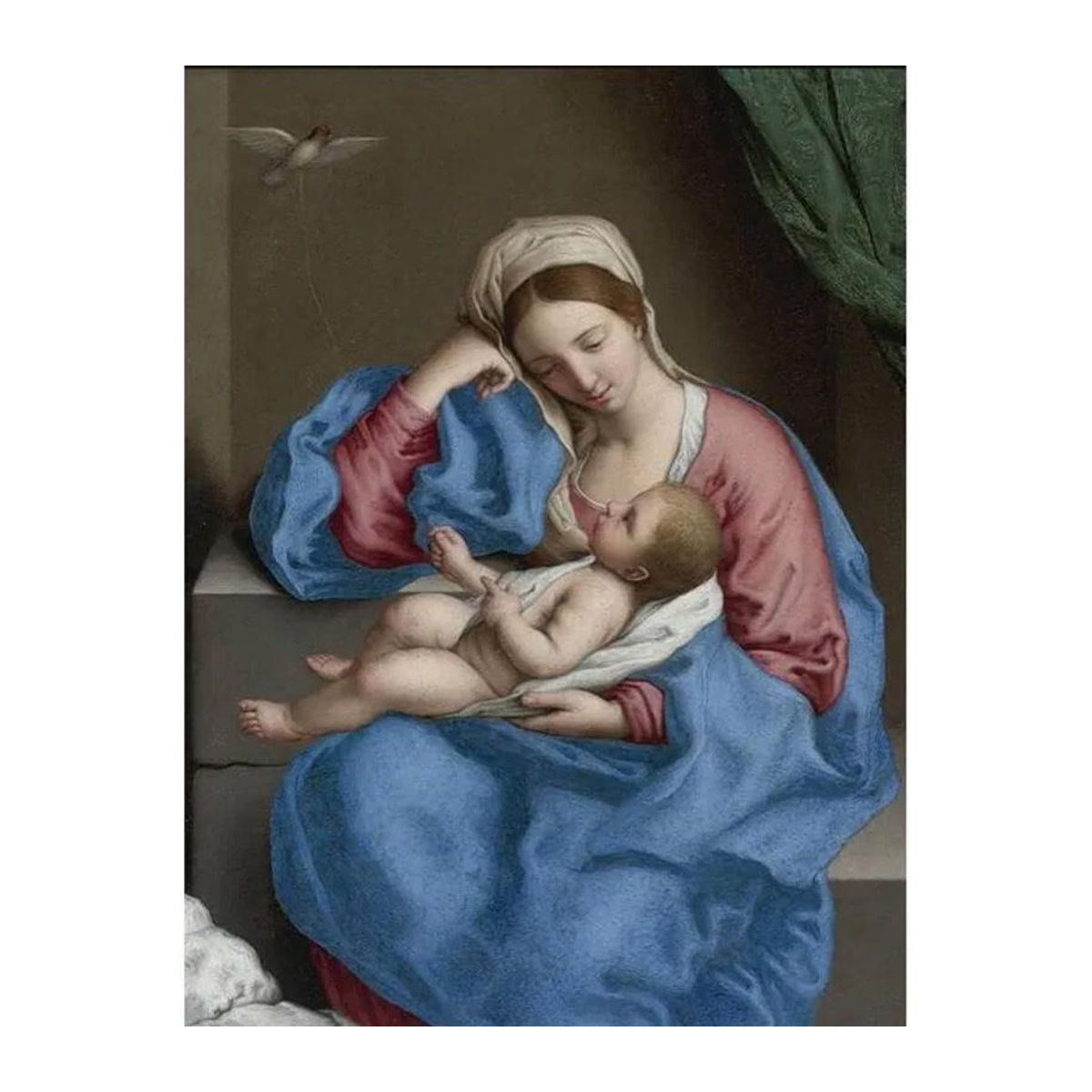 FIYO Diamond Painting Set Madonna und Baby Motiv, Mehrfarbig, B/H: 30 x 20 cm - Bild 1
