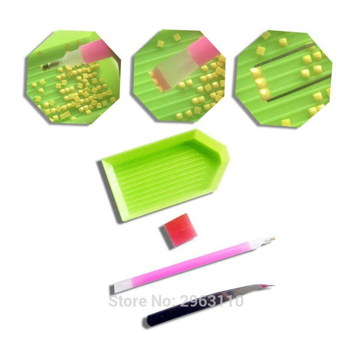 FIYO Diamond Painting Set mit Tänzer-Motiv, mehrfarbig, B/H: 30 x 20 cm - Bild 1