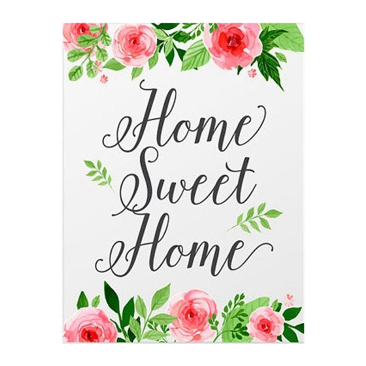 FIYO Diamond Painting Sweet Home 5D Motiv mit floralem Design in Mehrfarbig, B/H: 30 x 20 cm - Bild 1