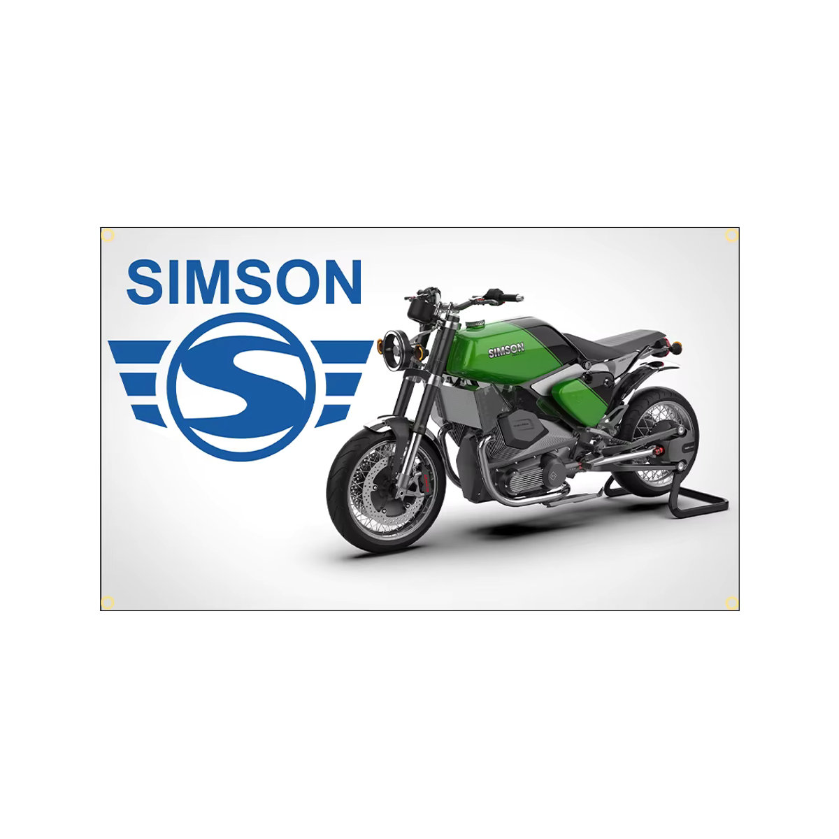 FLAGDOM Simsons Flagge aus Polyester, mehrfarbiges Motorradbanner zur Dekoration, B: 150 cm, H: 90 cm - Bild 2