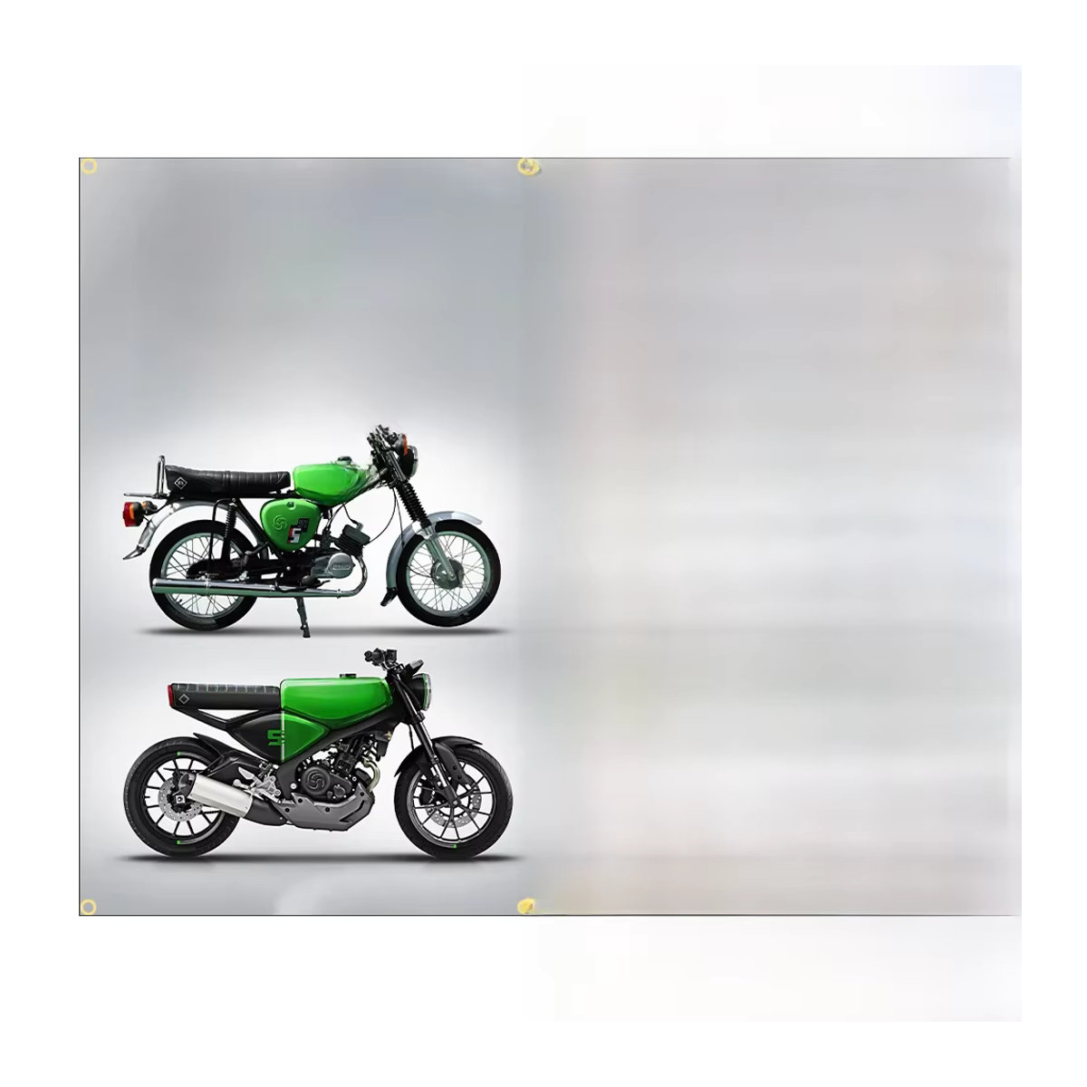 FLAGDOM Simsons Flagge aus Polyester, mehrfarbiges Motorradbanner zur Dekoration, B: 150 cm, H: 90 cm - Bild 3