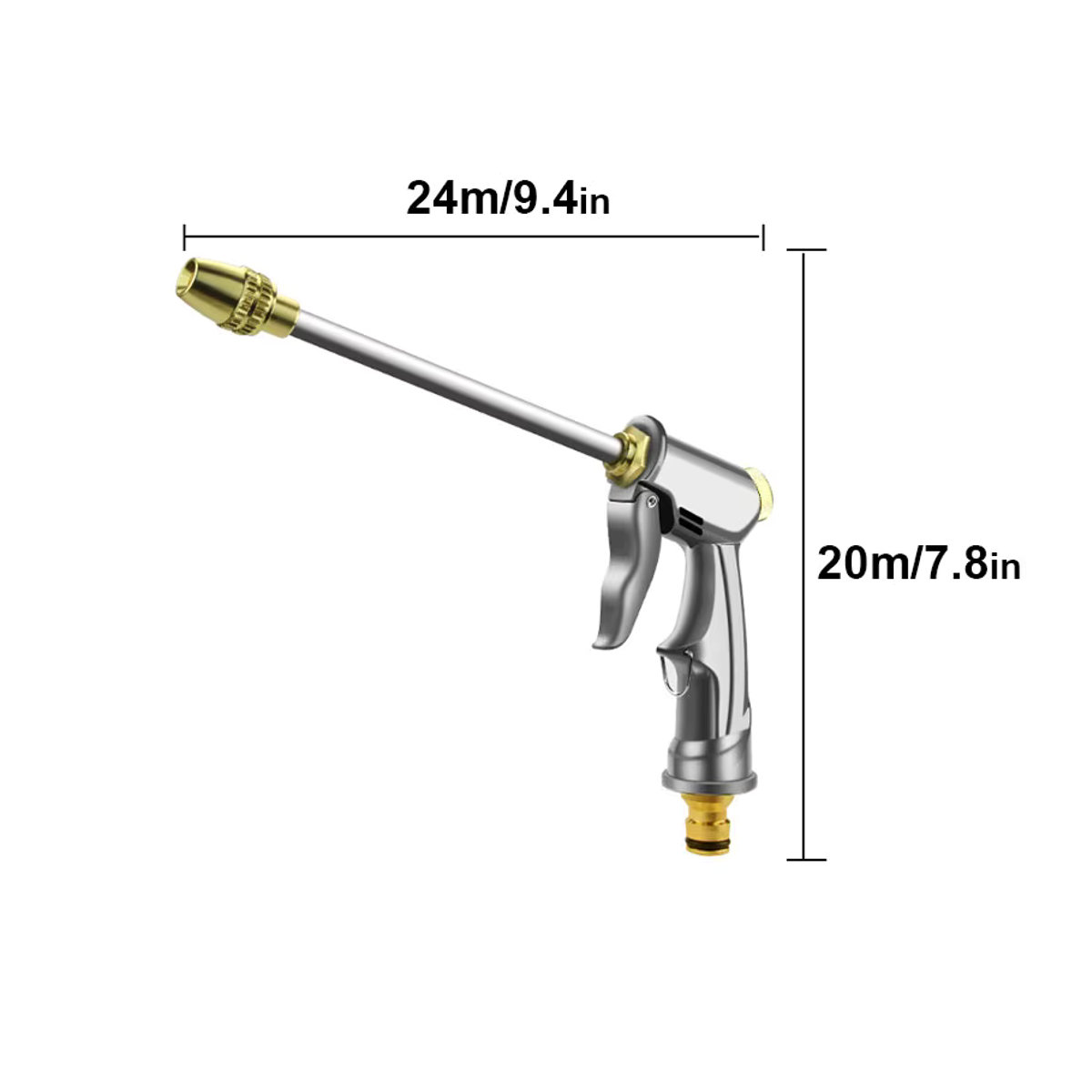 Flexibler erweiterbarer Schlauch mit Wasserpistole und Sprinkler-Düse zur Autoreinigung und Gartenbewässerung - Bild 4
