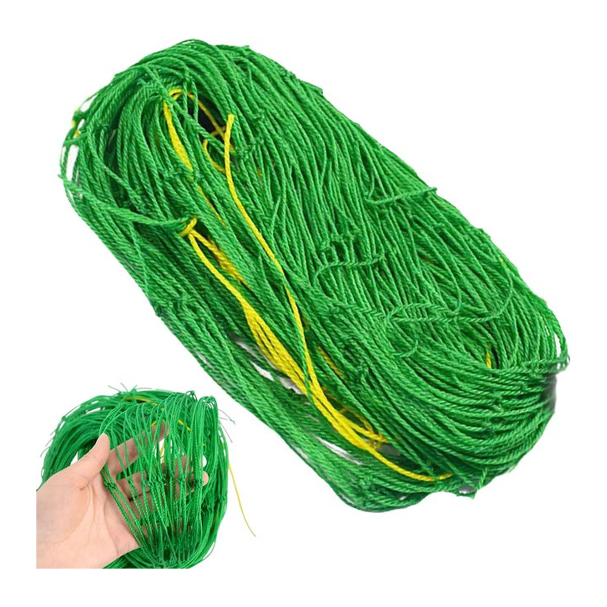 Flexibles Schnurnetz als Spaliernetz für Kletterpflanzen, Obst, Gemüse und Weinreben im Garten - Bild 1