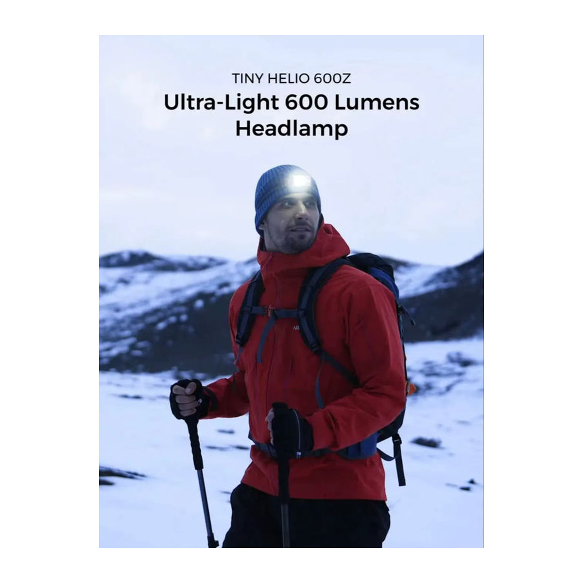 FLEXTAIL TINY HELIO 600Z Stirnlampe mit austauschbarem 700-mAh-Akku für Outdoor, Camping und Wandern - Bild 7
