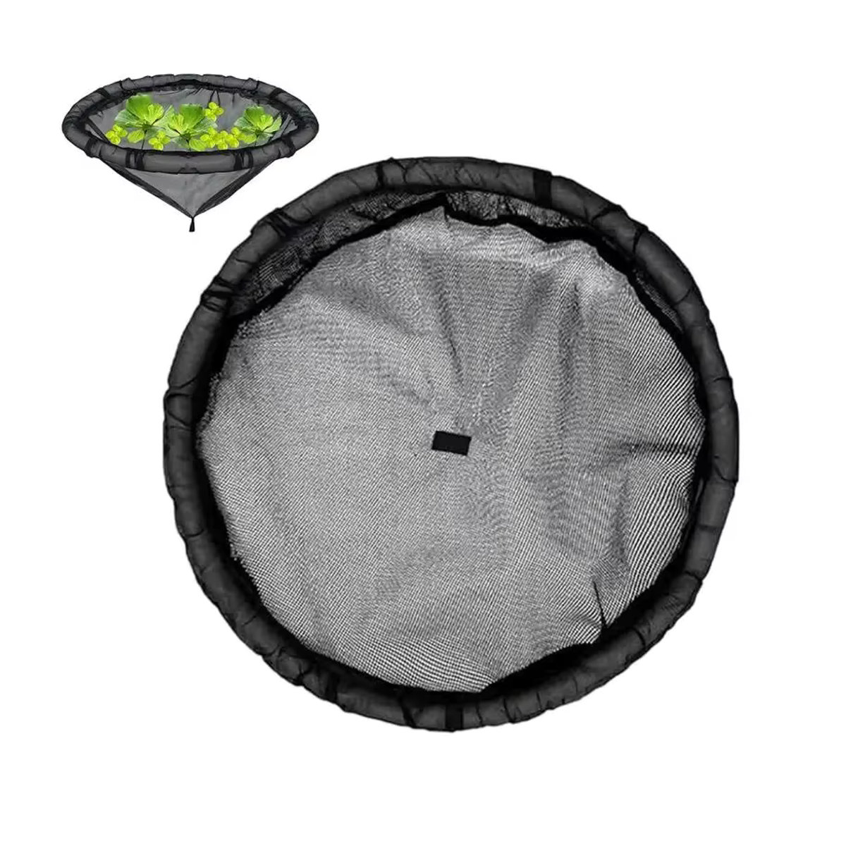 Floating Island Pflanzenprotektor Schwarz, 45 cm Netz Pflanzkorb für Gartenteiche - Bild 7