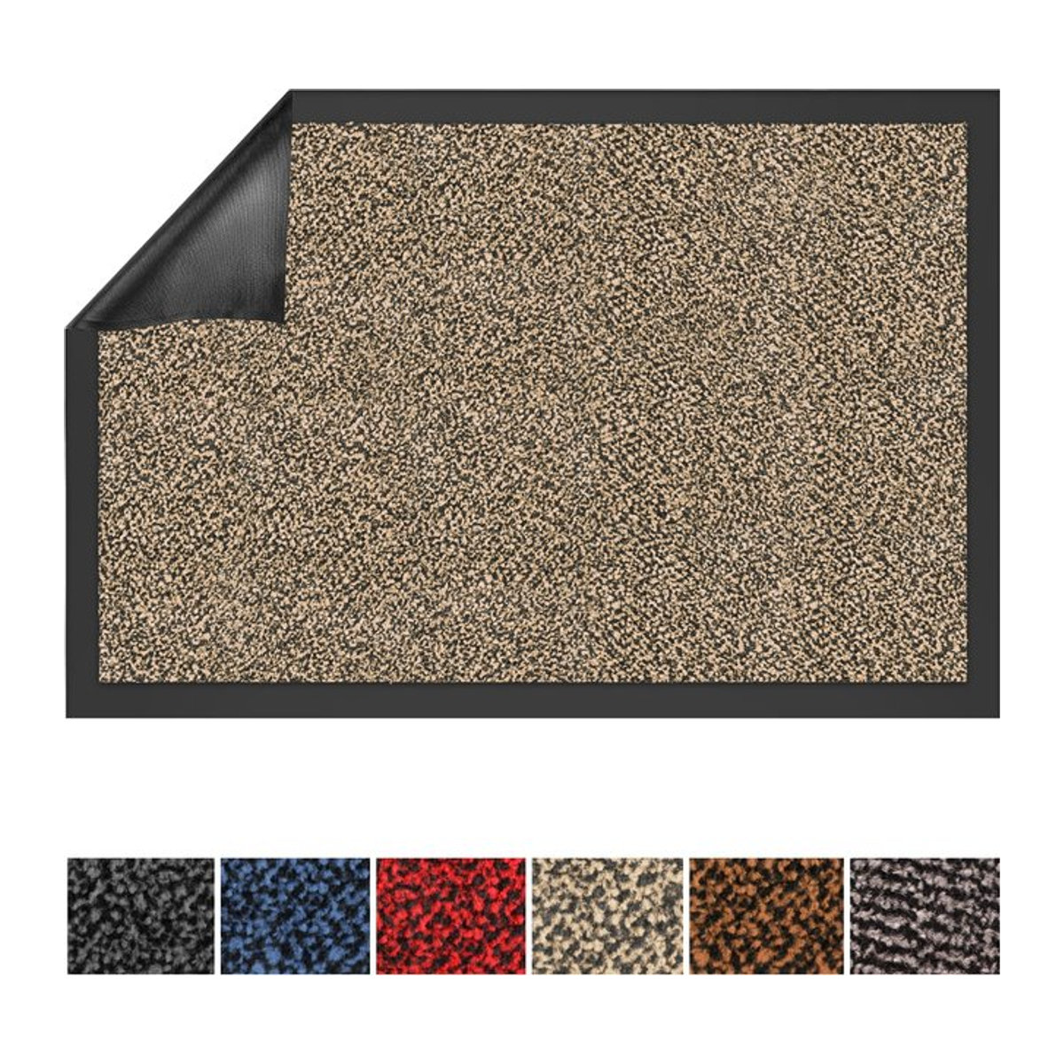 Floordirekt SKY Schmutzfangmatte in Ocker-Schwarz - Bild 1