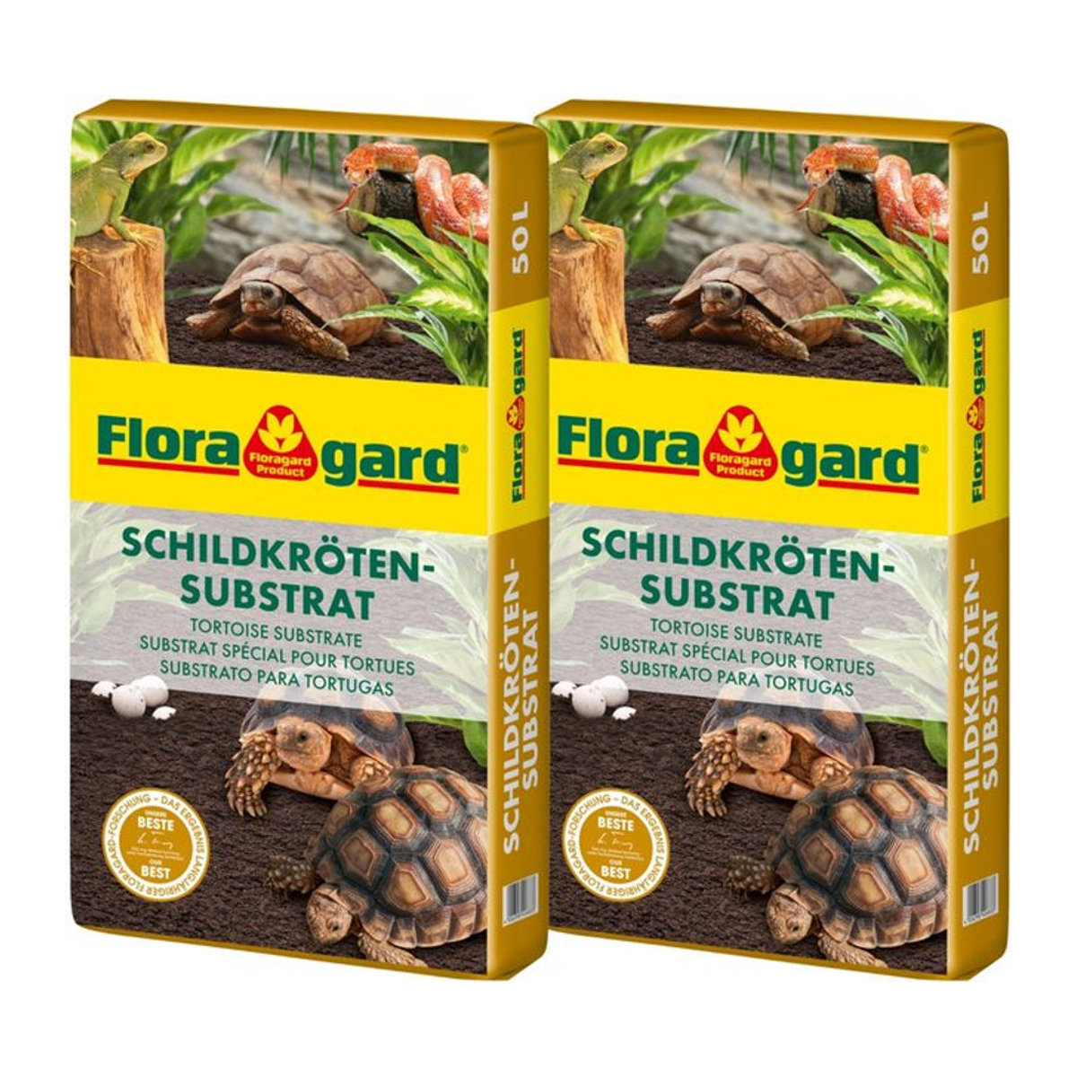 Floragard Schildkrötensubstrat braun, 2 x 50 Liter - Bild 2