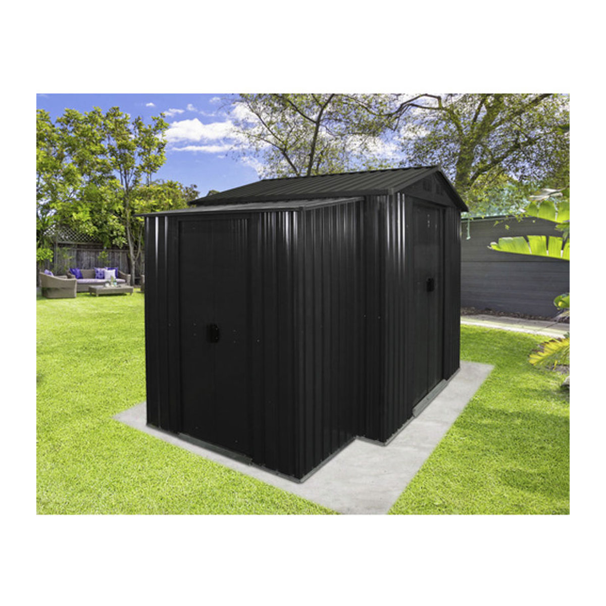 FLORAWORLD Anbauraum floraworld aus Stahl in Schwarz und Anthrazit, B/T: 153 x 81 cm - Bild 2
